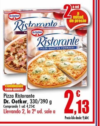 Unide Supermercados Pizza ristorante dr. oetker oferta