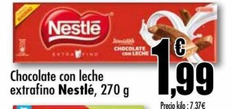 Unide Supermercados Chocolate con leche extrafino nestlé oferta
