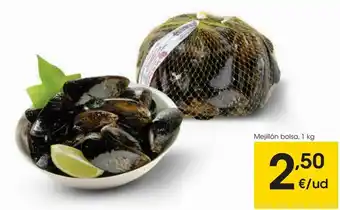 Eroski Mejillón bolsa 1 kg oferta