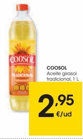 Eroski Coosol aceite girasol tradicional 1 l oferta