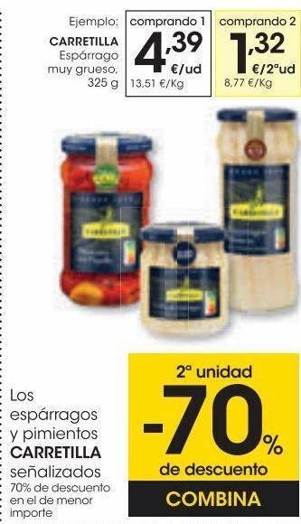 Eroski Carretilla espárrago muy grueso 325 g oferta