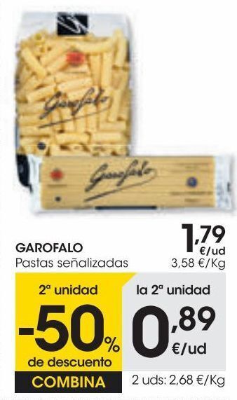 Eroski Garofalo pasta elicoidale 500 g oferta