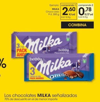 Eroski Milka choco oreo p-3 300 g oferta