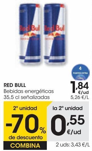 Eroski Red bull bebida energética 0,35 l oferta