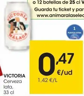 Eroski Victoria cerveza 0,33l oferta