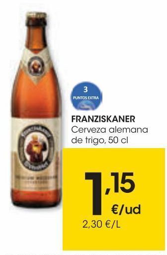Eroski Franziskaner cerveza alemana de trigo 0,5 l oferta