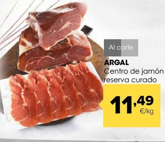 Autoservicios Familia Centro de jamón argal oferta