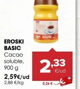 Autoservicios Familia Cacao soluble eroski oferta