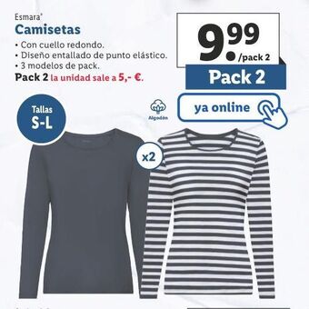 Lidl Camisetas oferta