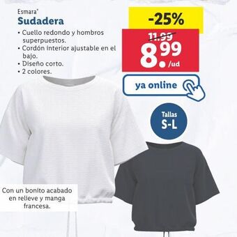 Lidl Sudadera oferta