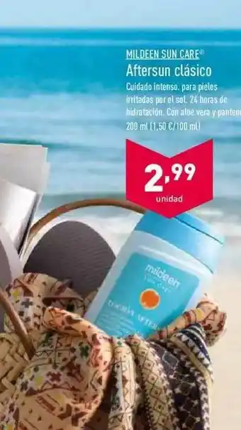 ALDI Mildeen Sun Care Aftersun Clásico 200ml oferta