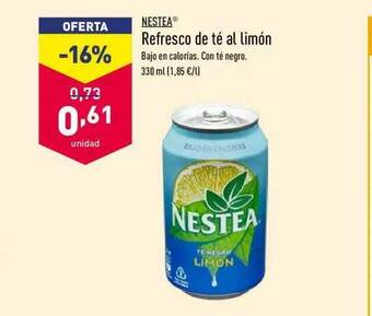 ALDI Nestea Refresco De Té Al Limón 330ml oferta