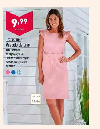 ALDI Up2Fashion Vestido De Lino oferta