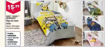 ALDI Disney / Marvel / Dreamworks Ropa De Cama Niños oferta
