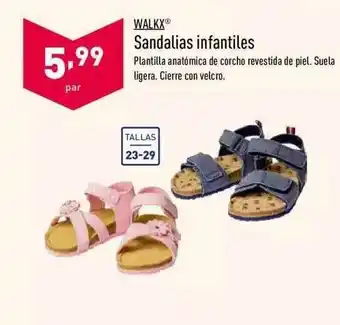 ALDI Walkx Sandalias Infantiles oferta