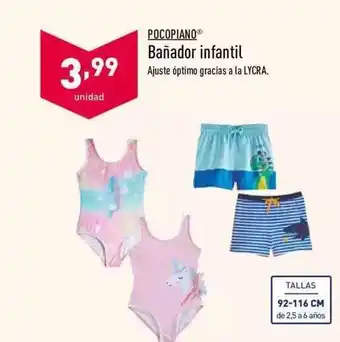 ALDI Pocopiano Bañador Infantil oferta