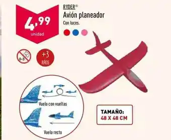 ALDI Ryder Avión Planeador oferta
