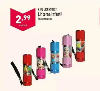 ALDI Kids Licensing Linterna Infantil oferta