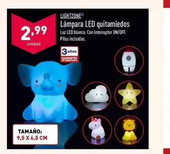 ALDI Lightzone Lámpara Led Quitamiedos oferta