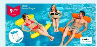 ALDI Sun Club Hamaca De Agua 128 x 70cm oferta