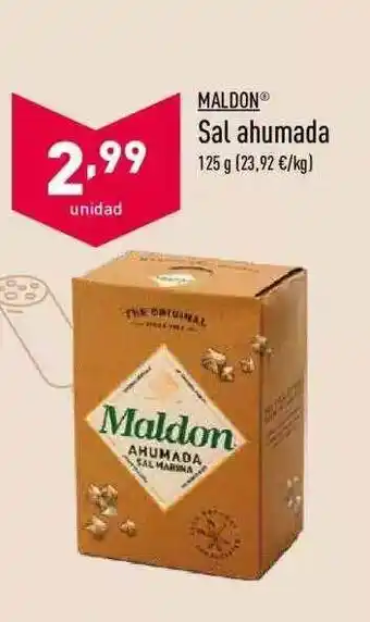 ALDI Maldon Sal Ahumada 125g oferta