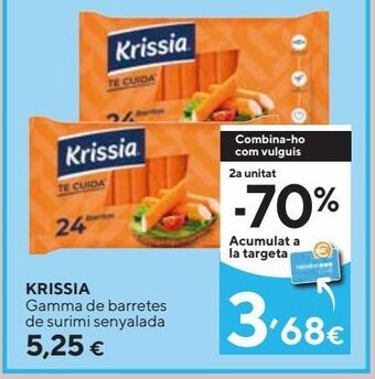 Caprabo Surimi krissia oferta