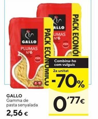 Caprabo Pasta gallo oferta