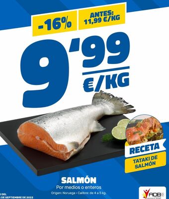 AhorraMas Salmón oferta
