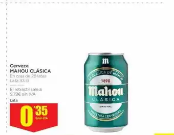 Makro Mahou Clasica Cerveza 33cl oferta