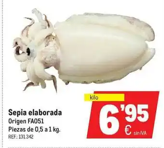 Makro Sepia elaborada, 0,5 a 1kg. oferta