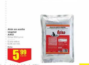 Makro Aiko Atún En Aceite Vegetal oferta