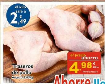 Cash Ecofamilia Traseros De Pollo oferta