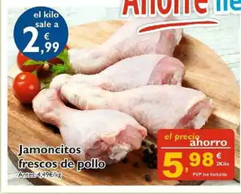 Cash Ecofamilia Jamoncitos Frescos De Pollo 2kl oferta