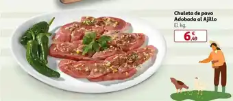 Alcampo Chuleta De Pavo Adobada Al Ajillo oferta