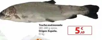 Alcampo Trucha Asalmonada 180-280g oferta