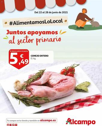 Alcampo Conejo Entero oferta