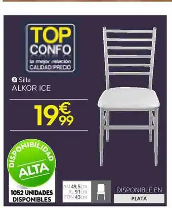 Conforama Alkor Ice Silla oferta