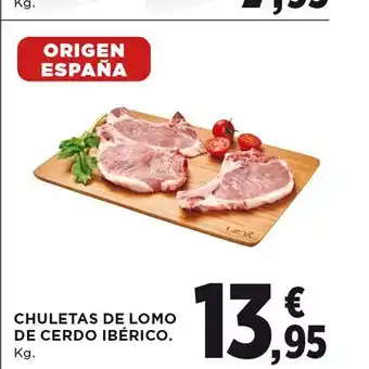 El Corte Inglés Chuletas de lomo oferta