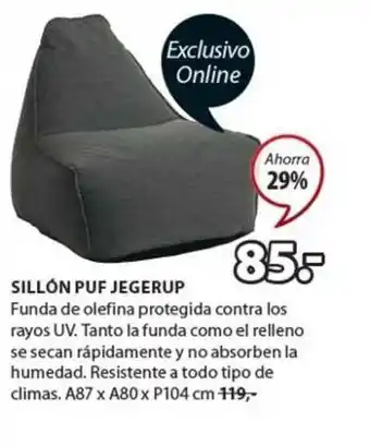 JYSK Puf Jegerup Sillón oferta