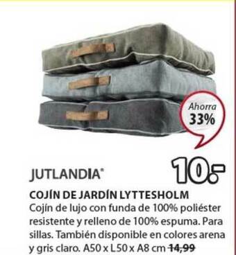JYSK Jutlandia Cojín De Jardín Lyttesholm oferta
