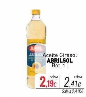 Cuevas Cash Aceite girasol abrilsol oferta
