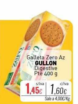 Cuevas Cash Galleta zero az gullon digestive oferta