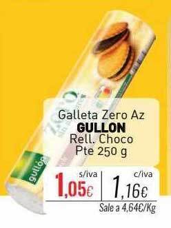 Cuevas Cash Galleta zero az gullon rell. choco oferta