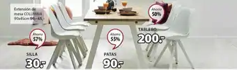 JYSK Columbia Extensión De Mesa 90x45cm oferta