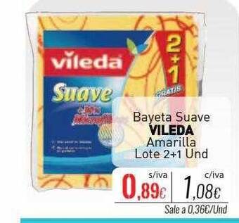 Cuevas Cash Bayeta suave vileda amarilla oferta