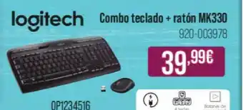 MR Micro Logitech Combo Teclado + Ratón MK330 oferta