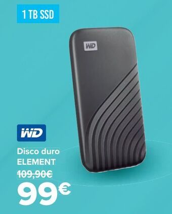 Carrefour Wd disco duro element oferta