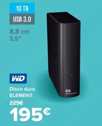 Carrefour Wd disco duro element oferta