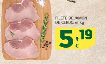 HiperDino Filete de jamón de cerdo oferta