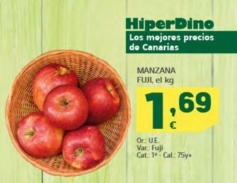 HiperDino Manzana fuji oferta